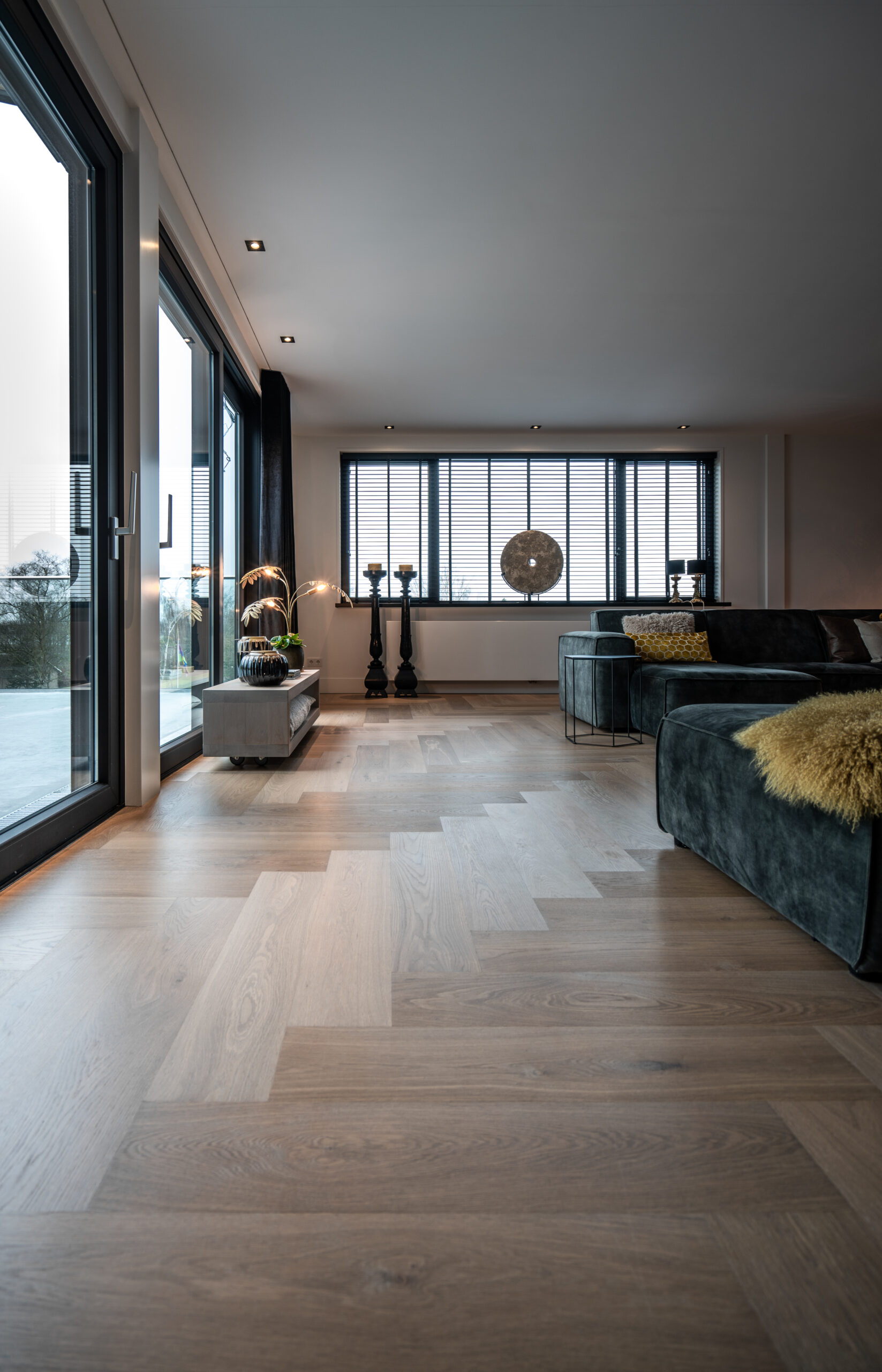 Sàn gỗ xương cá NOËL Parquet trong không gian nội thất sang trọng